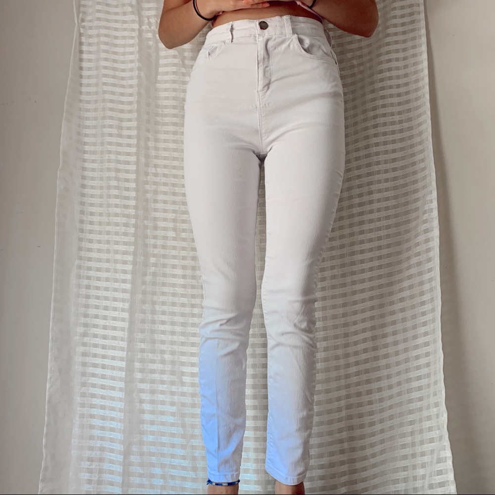 Forever 21 white jeans